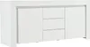 Szafka do salonu Sweiko 140x40x65cm, nowoczesna komoda z 3 Podgląd zdjęcia produktu 20