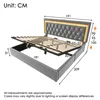 Letto imbottito Flieks 180x200cm con USB e Type C, letto Anteprima dell’immagine prodotto 5