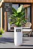 VIVANNO Vase de sol en fibre de verre SOLERIO Rond, blanc Voir les images du produit 4