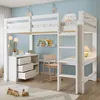 Letto a castello Flieks 90x200cm con scrivania, letto a Anteprima dell’immagine prodotto 1