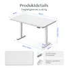 FLEXISPOT CylineX Biurko z regulacją wysokości 160 x 80 cm Podgląd zdjęcia produktu 3