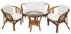 Garten- Sitzgruppe Rattan Bahama 10-tlg natur Produktbild-Vorschau
