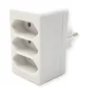 BACHMANN Multistecker 3xEuro, weiß 3x2,5A/230V Produktbild-Vorschau 1