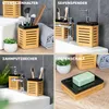 bremermann set da bagno 4 pezzi, bambù, Vetroceramica, Anteprima dell’immagine prodotto 6