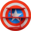 Captain America Avengers-förmiges Bücherregal aus Holz Produktbild-Vorschau 2