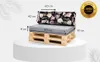 Palettenkissen 120 x 80 Set für Palettenmöbel Europaletten Produktbild-Vorschau 3