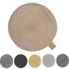 Secret de Gourmet rundes Tischset - taupe - geflochtener Produktbild-Vorschau 8