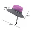 Sonnenhut für Damen, Sommer, aushöhlen, Netzstoff, Produktbild-Vorschau 4