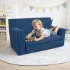 Kindersofa aus Schaumstoff Dunkelblau, ausklappbar und Produktbild-Vorschau 9