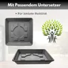 Robustes 8er Set Pflanzkübel anthrazit 40x40cm wetterfest Produktbild-Vorschau 6