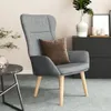 vidaXL Fauteuil relax gris clair Tissu Voir les images du produit 2