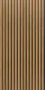 A full-frame shot of a wooden wall panel with vertical slats. Anteprima dell’immagine prodotto