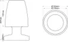 LED venkovní stolní lampa DORA IP44 1,5W 90 lm 3000 K bílá Náhled obrázku produktu 8