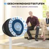 HOMCOM Wentylator stojący USB – wentylator z możliwością Podgląd zdjęcia produktu 7