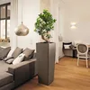 LECHUZA-Pflanzgefäß CUBICO Alto Premium 40 Taupe Hochglanz Produktbild-Vorschau 6
