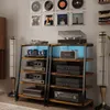 5-poziomowy regał hi-fi 60 x 52 x 78 cm z kółkami, szafka Podgląd zdjęcia produktu 6