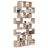 Moderne Wandbibliothek in Buche – Skandinavisches Produktbild-Vorschau 1