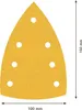 EXPERT C470 Schleifblatt, 100x150mm, K240,  7 Löcher, Produktbild-Vorschau 3