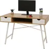 Schreibtisch HWC-E92, Bürotisch Computertisch, 3D-Struktur Produktbild-Vorschau 1