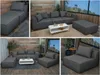 L-Sofa HWC-O54, lounge gauč s otomanem, rozkládací Náhled obrázku produktu 14