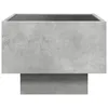 Möbel Beistelltisch mit LED Betongrau 40x40x30 cm Produktbild-Vorschau 7
