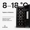 Klarstein voľne stojaca 1-zónová chladnička na víno, malá Náhľad obrázku produktu 4
