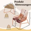 COSTWAY 3 tlg. Gartenmöbel Set, Polyrattan Balkonmöbel mit Produktbild-Vorschau 7