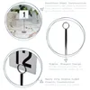 12x Silber 46cm Tischnummernhalter - Produktbild-Vorschau 2