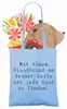 Mr. & Mrs. Panda Jutebeutel Spruch Bloodhound Spur - Sky Produktbild-Vorschau 3