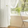 Vorhang Boho Weiß Voile mit Pompon Halbtransparent Vorhänge Produktbild-Vorschau 9