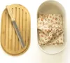 Pojemnik na chleb 4 w 1, bambusowy, kremowy - Pebbly Podgląd zdjęcia produktu 2