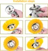 Brosse de désherbage TolleTour Débroussailleuse 8 pouces Voir les images du produit 5