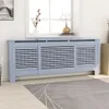 MDF Heizkörperverkleidung Grau 205 cm Produktbild-Vorschau 2