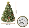 Retro kerstboom muziekdoosje "Merry Christmas", opwindbaar Productafbeelding-voorbeeld 2