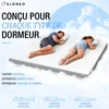 ELONEO Topper de matelas viscoélastique 200x200cm, Voir les images du produit 8