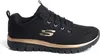 Skechers Graceful - Get Connected - Black / Rose Gold Produktbild-Vorschau 25