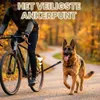 Handsfree Hunde-Fahrradleine mit Geschirr, schwarz, patentierte Konstruktion Productafbeelding-voorbeeld