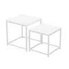Quadratisch Couchtisch 2er Set,Stapelbar Produktbild-Vorschau 6