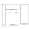 vidaXL Credenza Grigio Sonoma 88x30x70 cm Materiale a base Anteprima dell’immagine prodotto 14