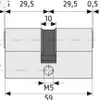 Zylinderschloss Profilzylinder gleichschließend 4x 60 mm Produktbild-Vorschau 5