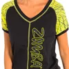 Zumba T-shirt sportiva da donna a maniche corte con scollo Anteprima dell’immagine prodotto 2