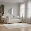 Sofa mit Schlaffunktion - Creme - Leicht zu Reinigen - mit Produktbild-Vorschau 4