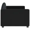 vidaXL Letto da giorno nero 80x200 cm in velluto Anteprima dell’immagine prodotto 4