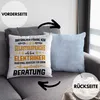 Trendation - Elektriker Deko-Kissen mit Füllung 40x40 Produktbild-Vorschau 2