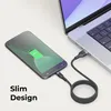 A smartphone is being charged by a laptop using a USB cable. Produktbild-Vorschau