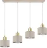 Panta Pendelleuchte Kaschmir Gold – 4 flammig E27 Produktbild-Vorschau 9