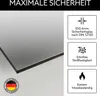 Glasplatte Tisch 120x80 ESG Glas 6mm nach Maß GRAU - Produktbild-Vorschau 4