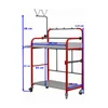 BenBow 204 Lackierwagen, Universal mobiler Lackierständer, Produktbild-Vorschau 2