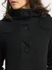 Close-up of a black jacket with buttons. Produktbild-Vorschau
