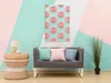 Italienischer Leinwand Leinwandbild - Pastel Donuts (1 Produktbild-Vorschau 2
